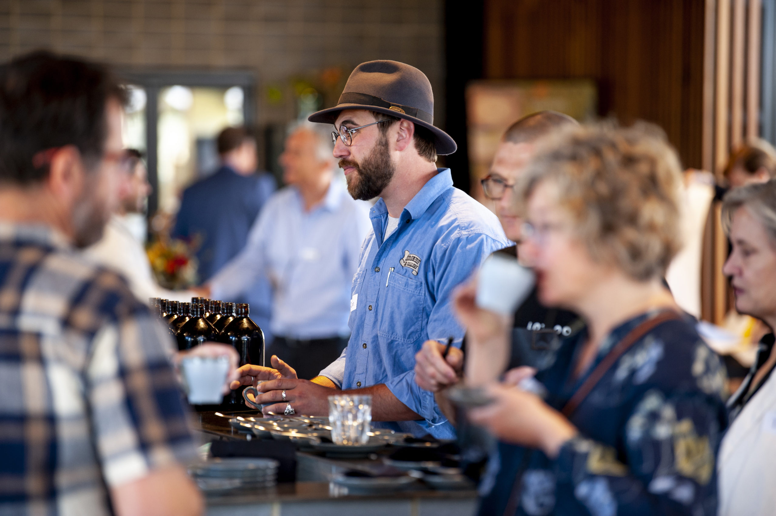 Group of people networking